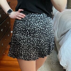 Zara Cheetah Print Skort